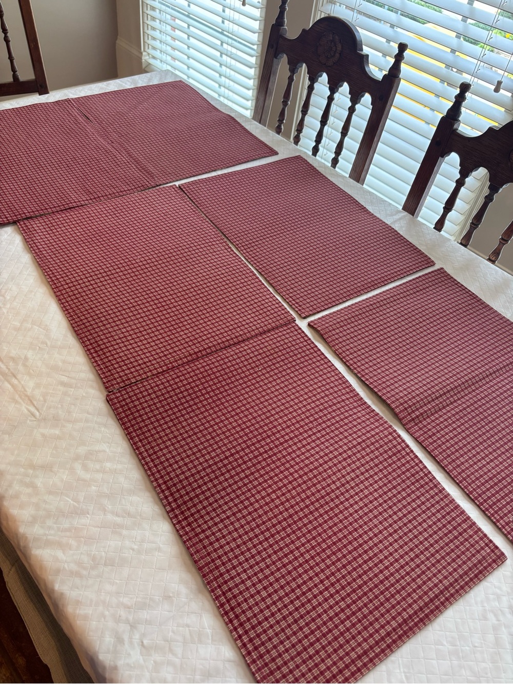 Waverly Floral / Plaid Placemat Set of 6 - Picture 2 of 5